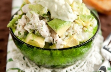 Ensalada de pollo y palta