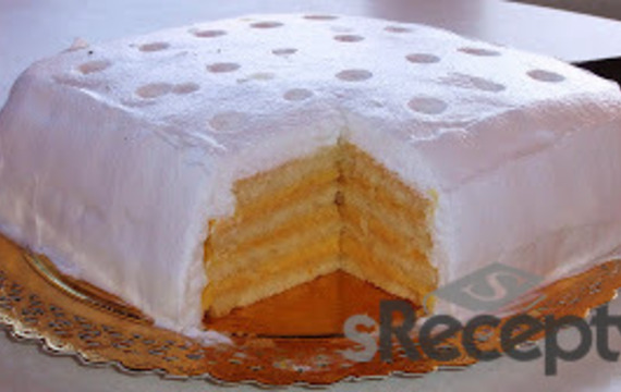 Torta de merengue y naranja