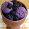 Yogurt cremoso de moras
