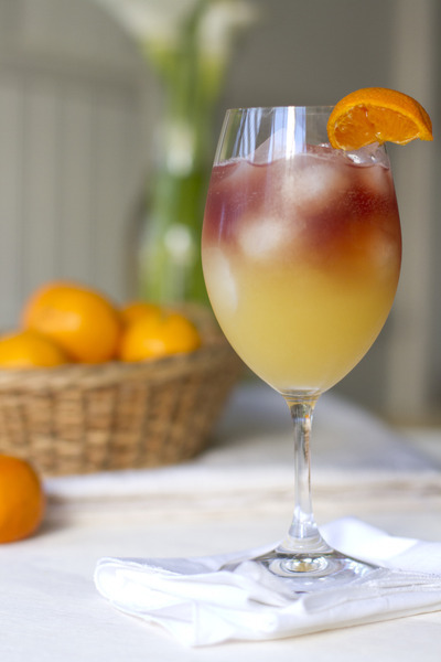 Cocktail de mandarina y granada