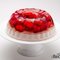 Gelatina de Cheesecake y fresas