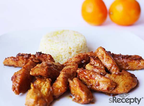 Pollo y arroz a la naranja