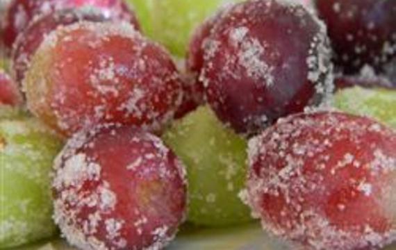 Uvas congeladas